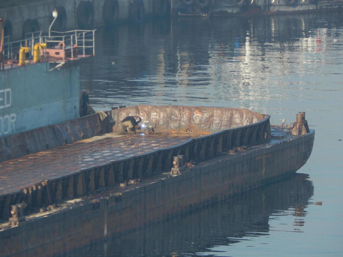 Port facilities in the industrial zone photo