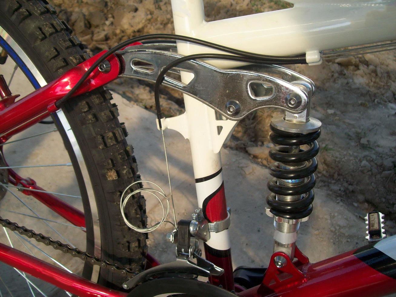 Road bike universal close-up in detail photo