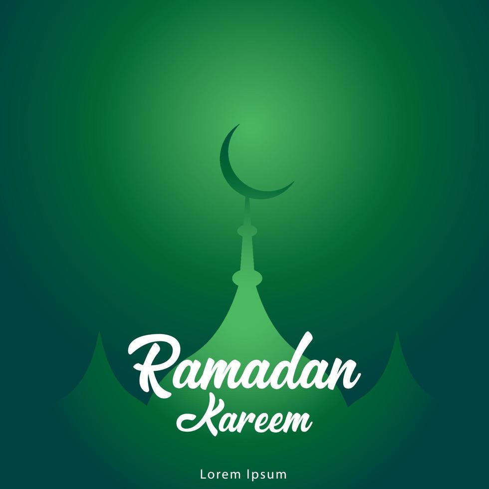 vector libre de diseño de saludo musulmán ramadan kareem festival