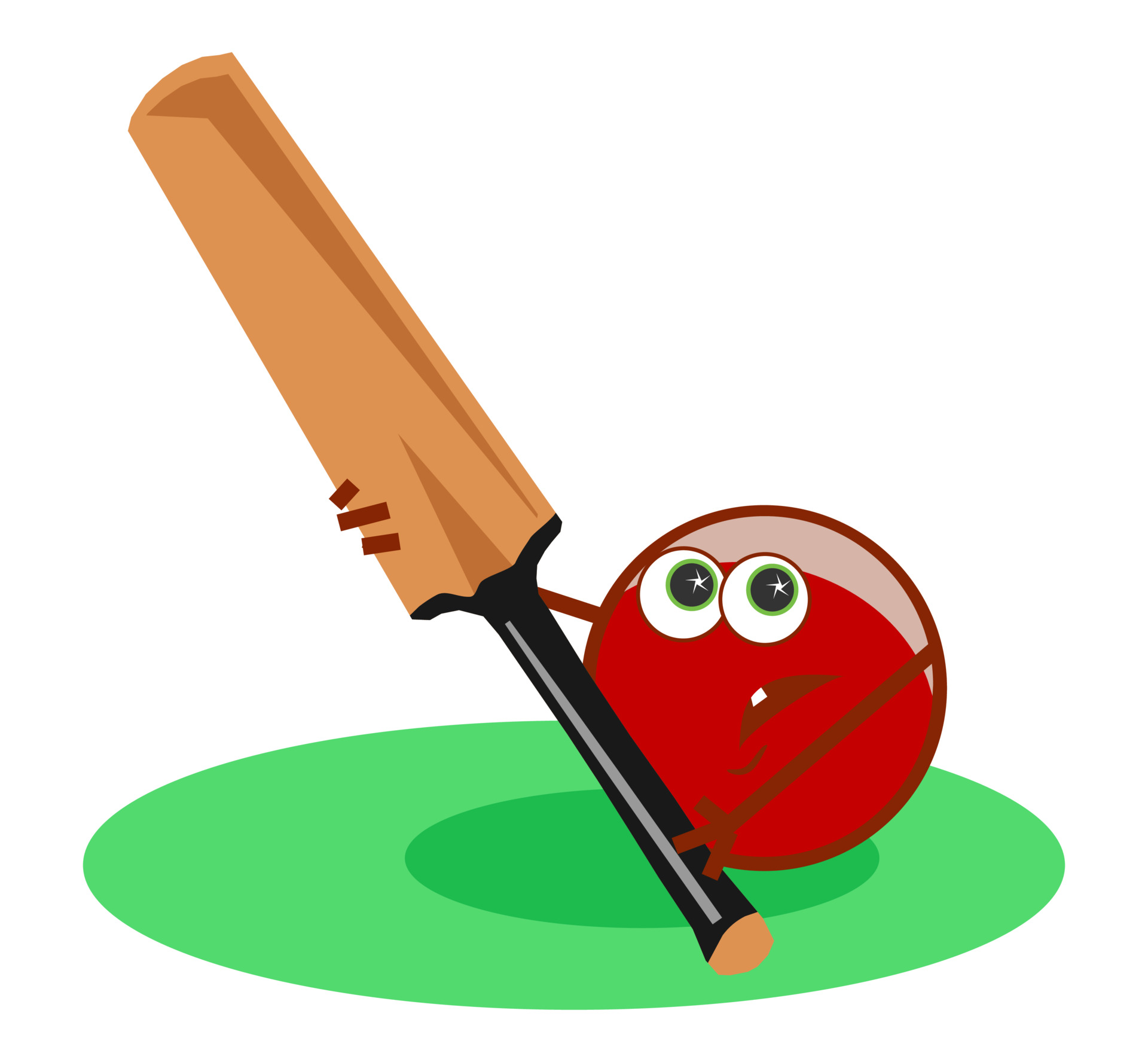 Funny Cricket Ball Character Holding a Bat 3651578 Vector Art at Vecteezy Funny Cricket Ball Character Holding a Bat 3651578 Vector Art at Vecteezy