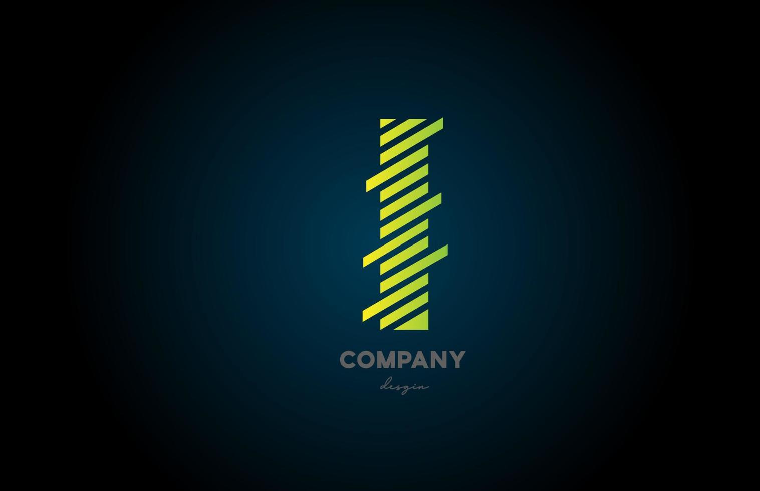 i green alphabet letter logo icon design for business and company vector