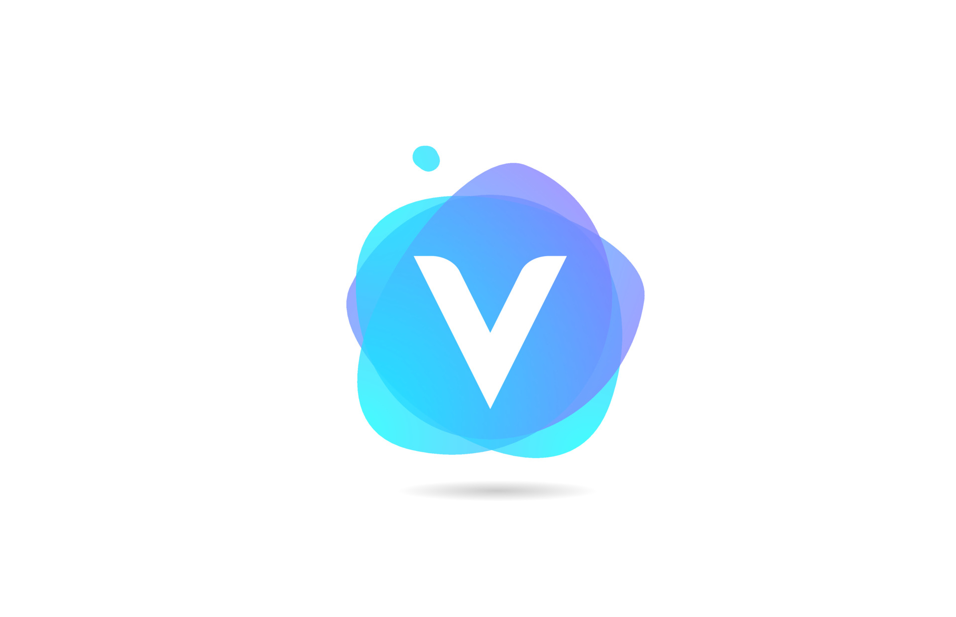 Pink Blue V Alphabet Letter Logo For Business And Company With Gradient Design Pastel Colour Template For Corporate Identity Vector Art At Vecteezy