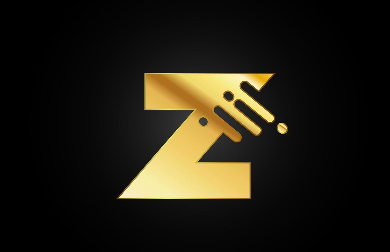 Z letter logo icon for business and company vector