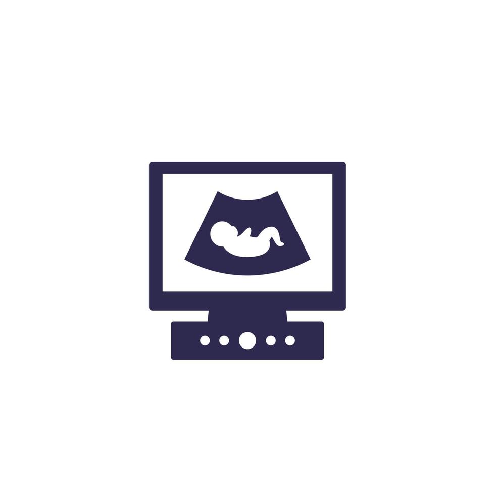 ultrasonography vector icon