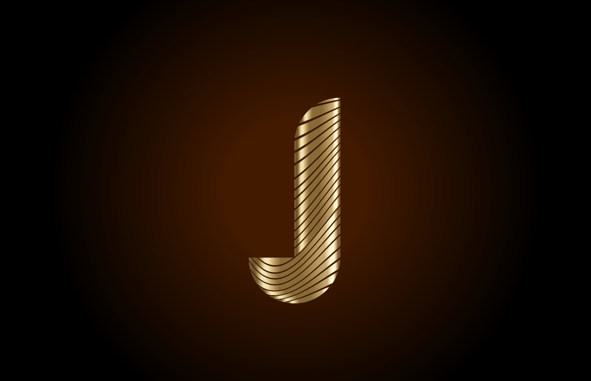 J yellow alphabet letter logo icon for company. Metallic gold line design  for luxury identity 3659076 Vector Art at Vecteezy