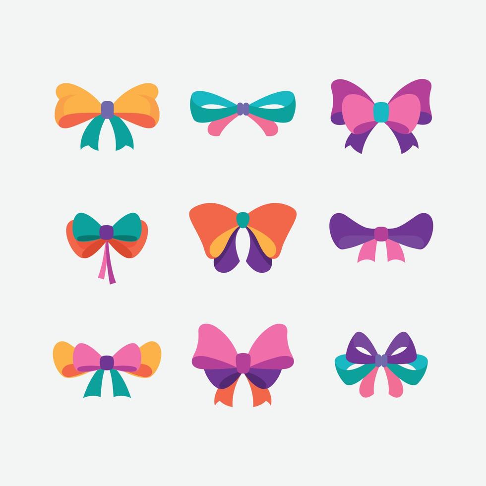 Ribbon Flat Style vector