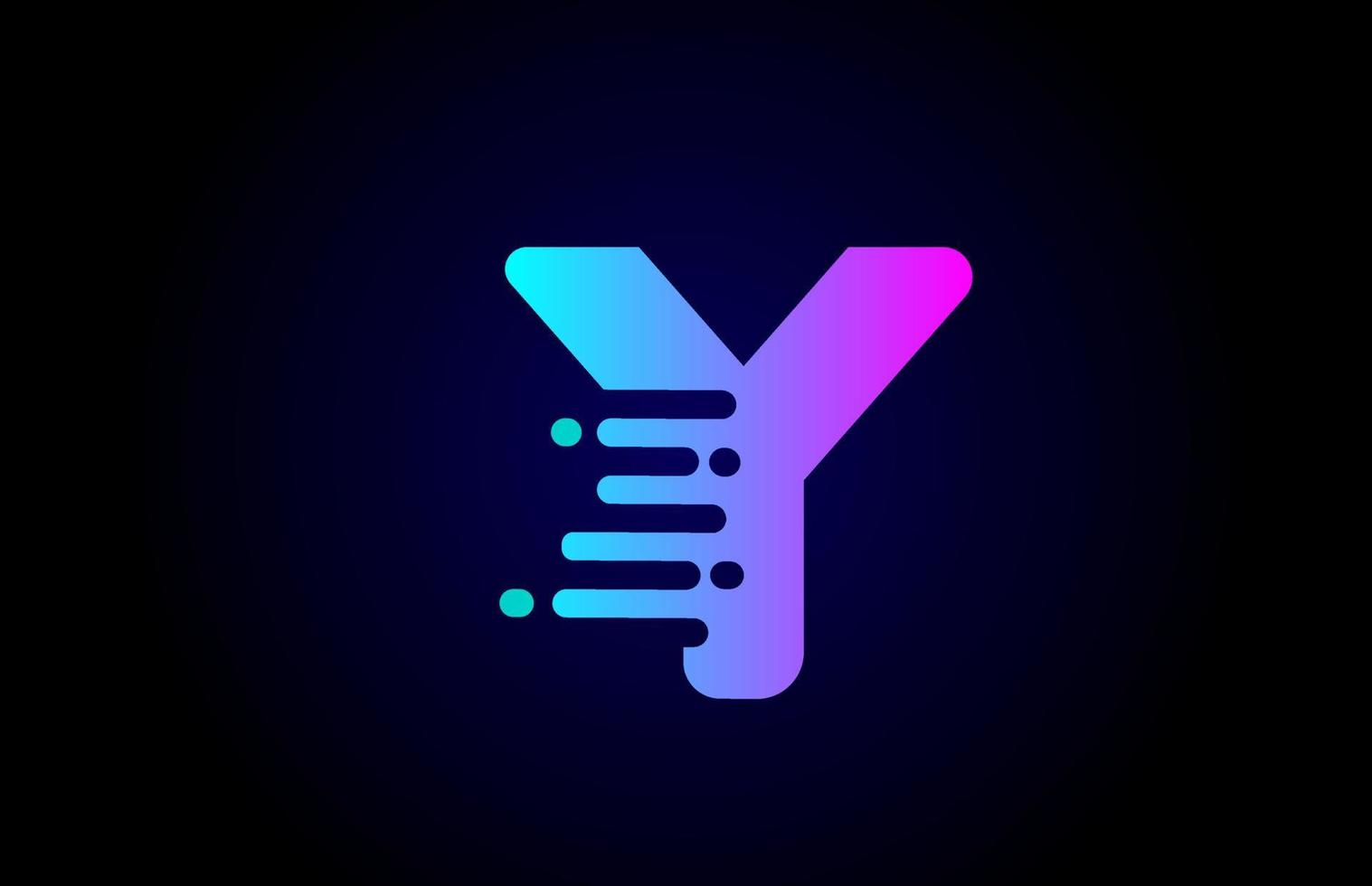 Y letter logo icon for business and company vector