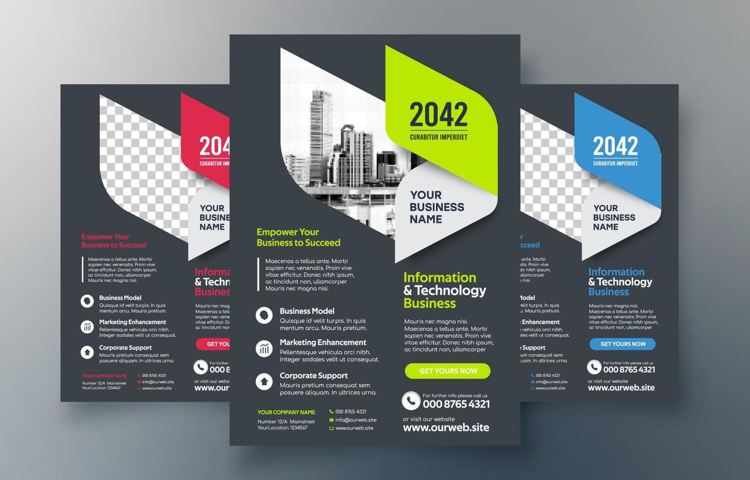 City Background Business Book Cover Design Template vector