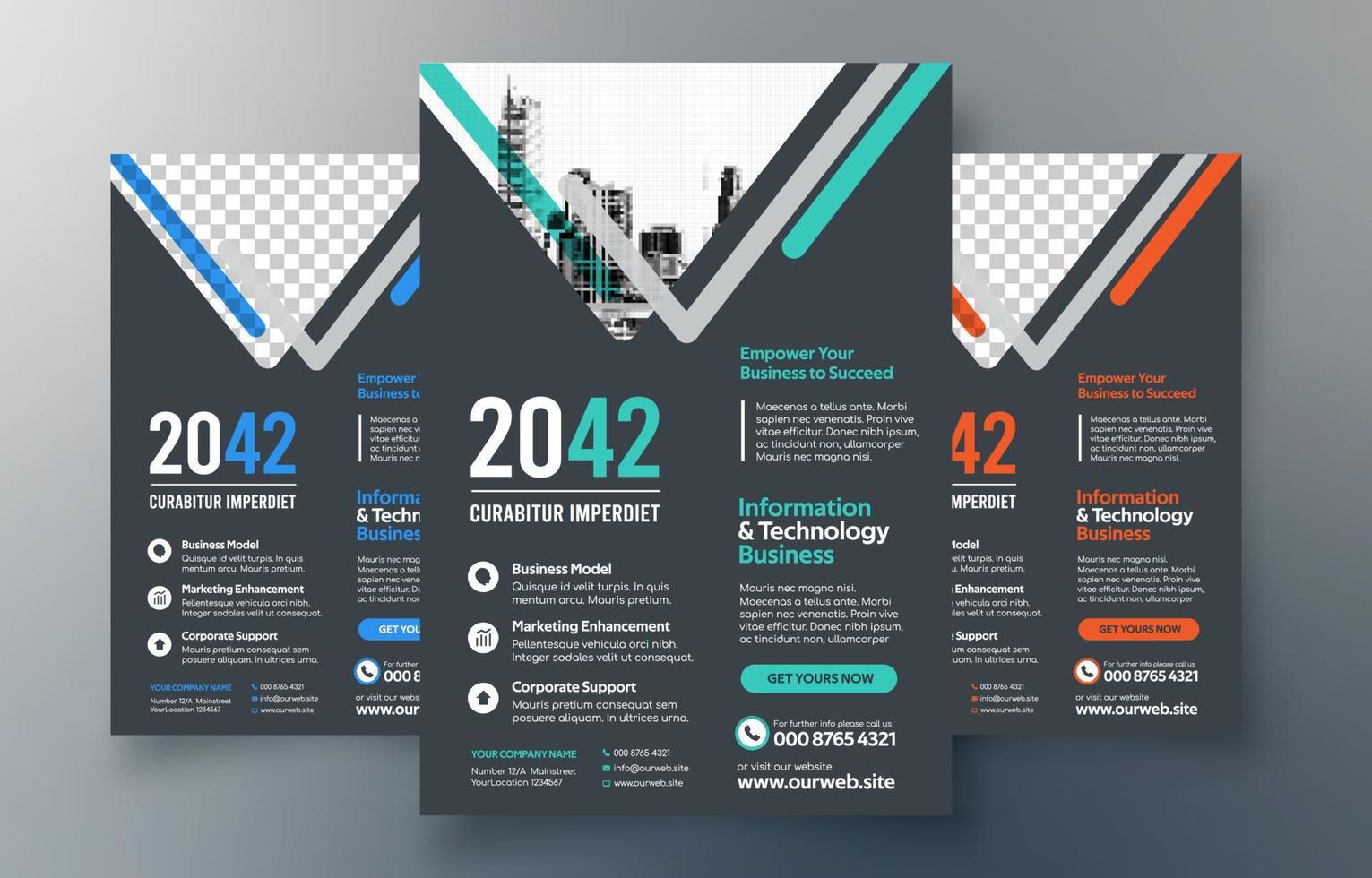 City Background Business Book Cover Design Template vector