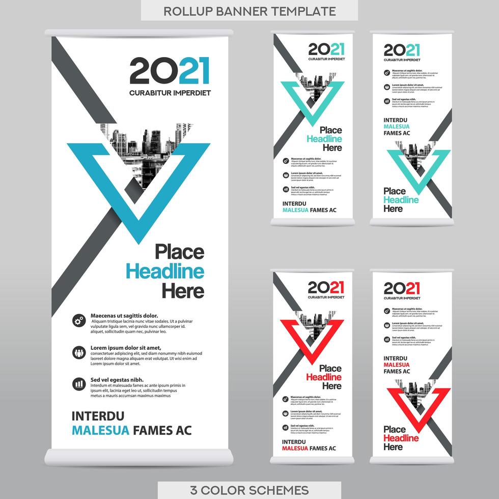 City Background Business Roll Up Design Template.Flag Banner Design. Can be adapt to Brochure, Annual Report, Magazine,Poster, Corporate Presentation,Flyer, Website vector