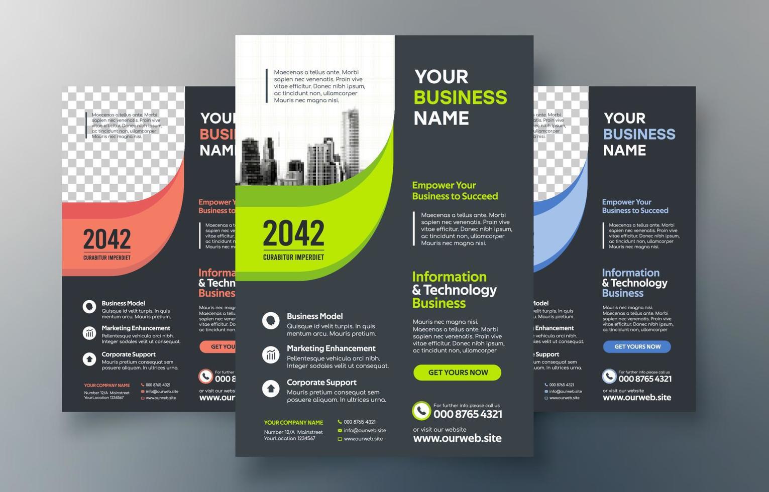 City Background Business Book Cover Design Template vector