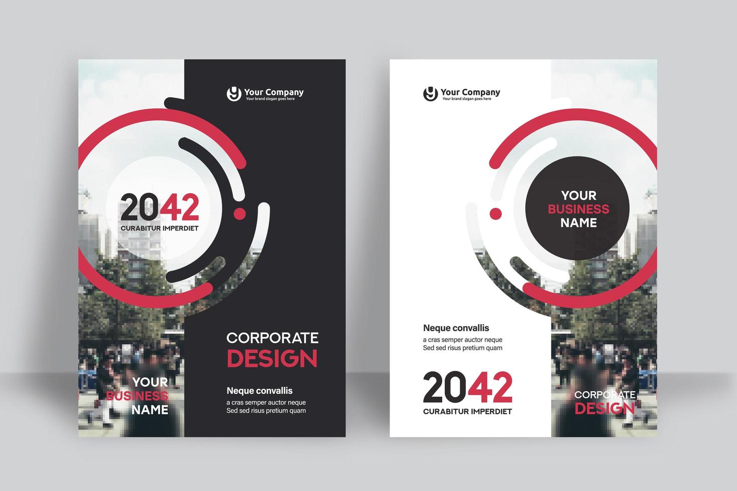 City Background Business Book Cover Design Template vector