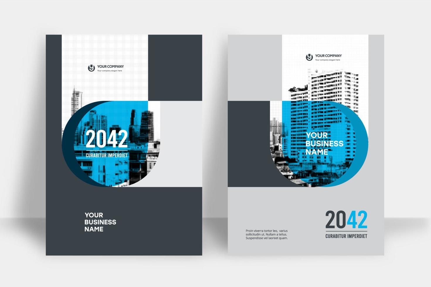 City Background Business Book Cover Design Template vector