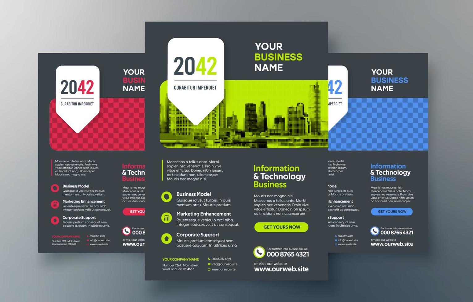 City Background Business Book Cover Design Template vector
