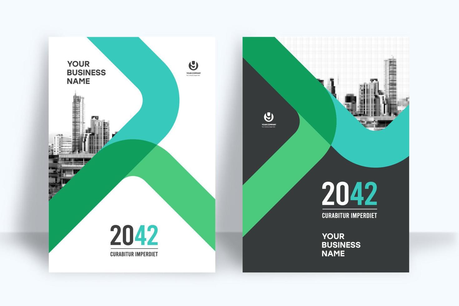 City Background Business Book Cover Design Template vector