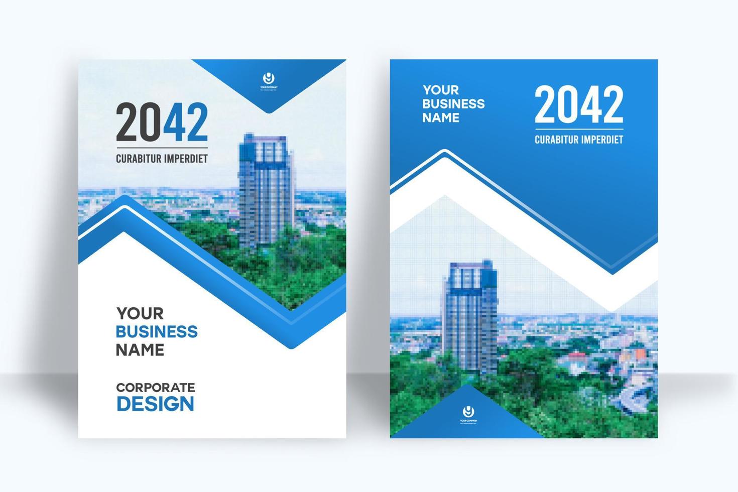 City Background Business Book Cover Design Template vector