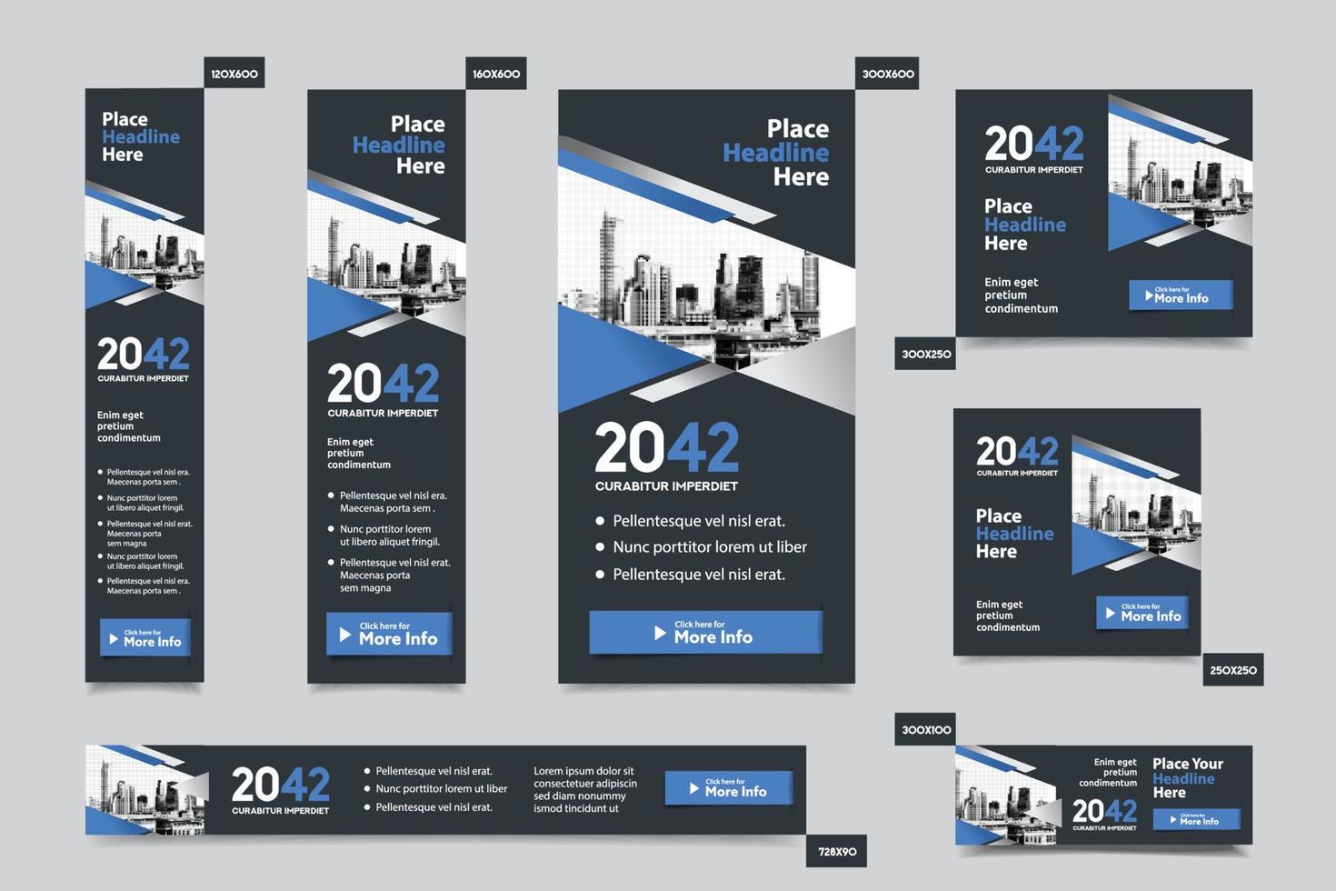 City Background Business Card Design Template. Can be adapt to Brochure, Annual Report, Magazine,Poster, Corporate Presentation, Portfolio, Flyer, Website vector