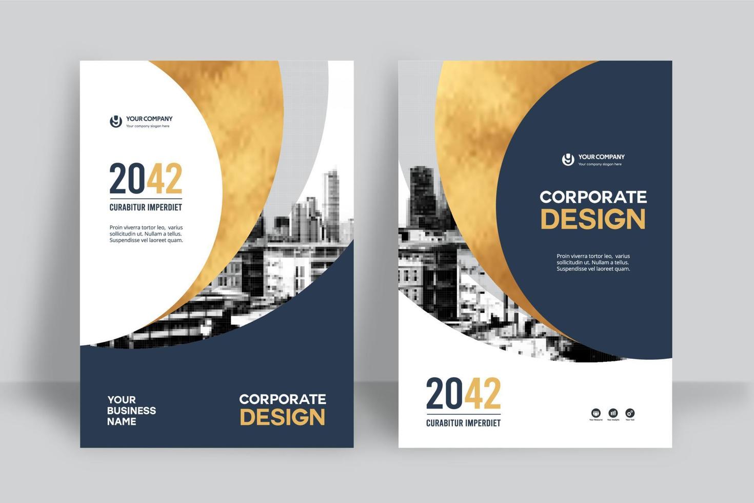 City Background Business Book Cover Design Template vector