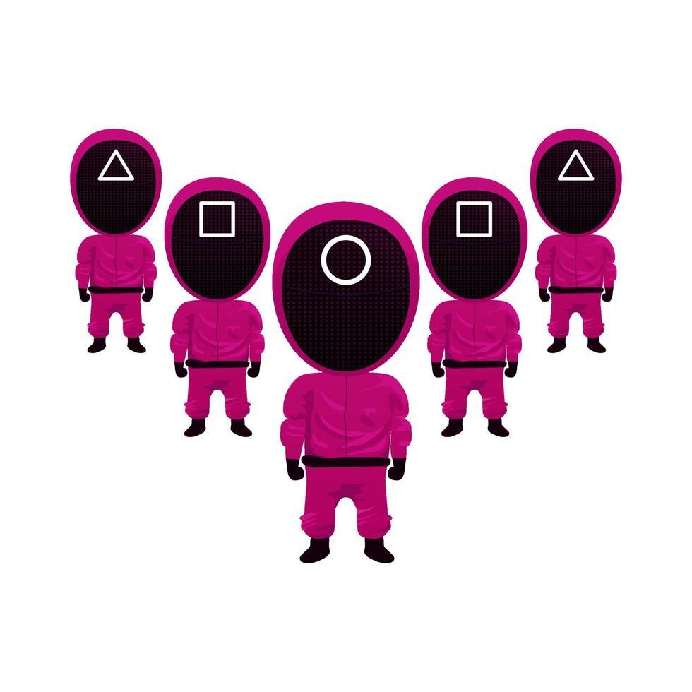 Cute Character for Survival Game vector