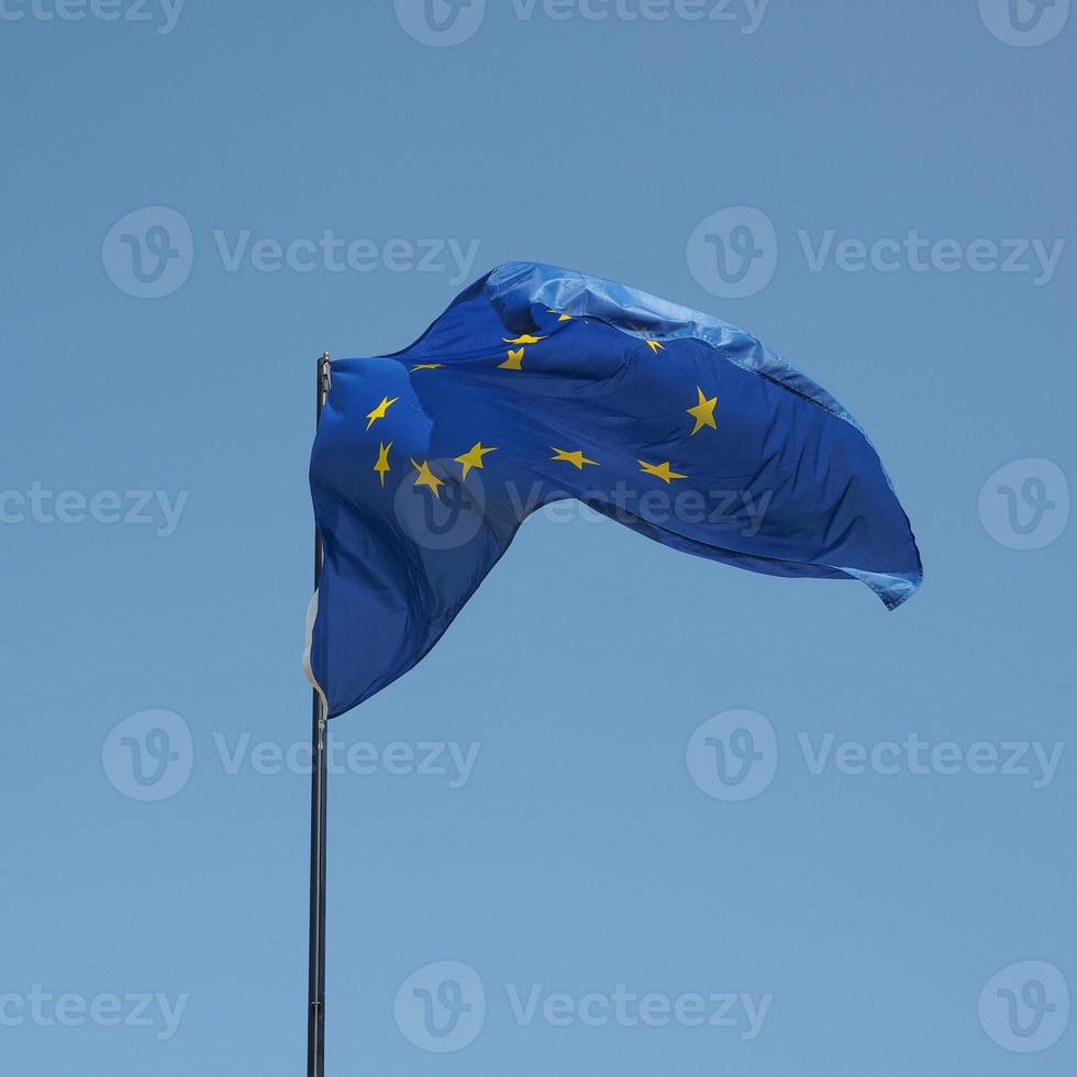 European flag of Europe photo