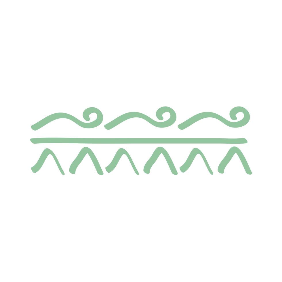 triangles and lines brush vector