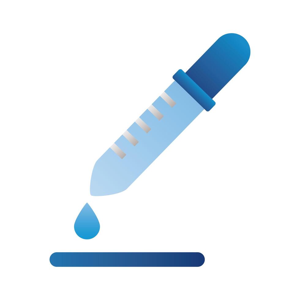 dropper laboratory icon vector