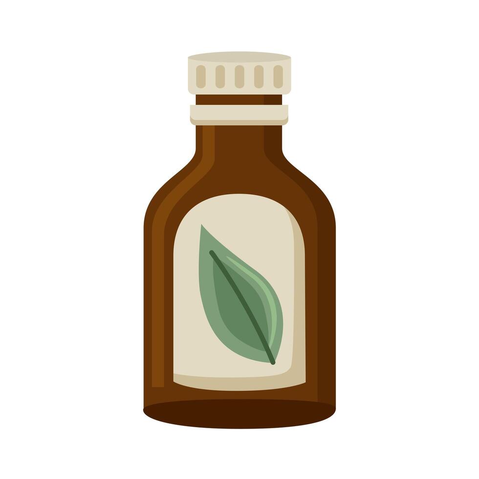 alternative medicine syrup vector