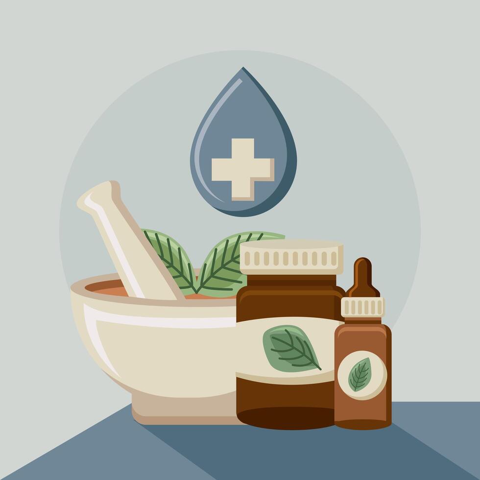 alternative medicine drugs vector