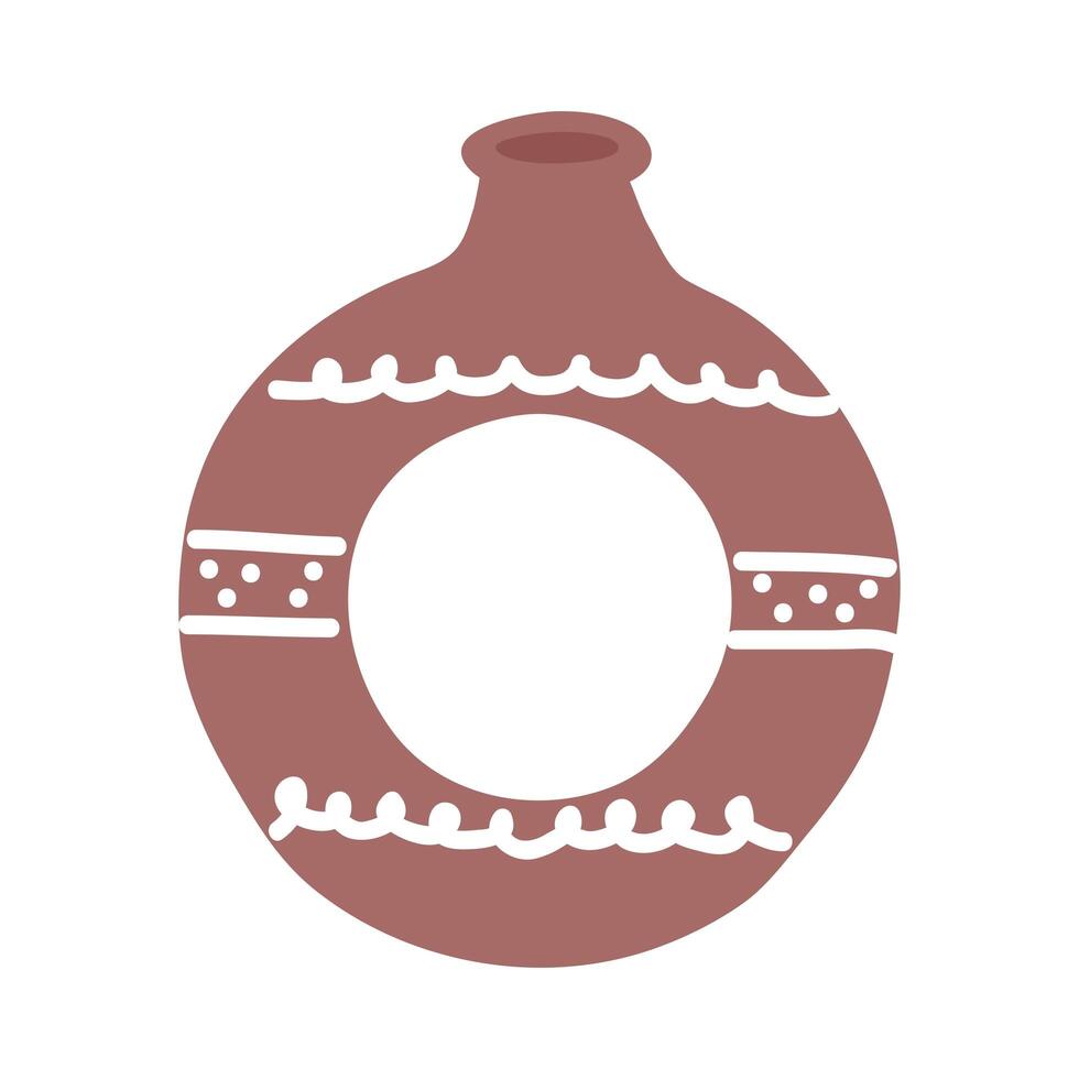 abstract art jar vector