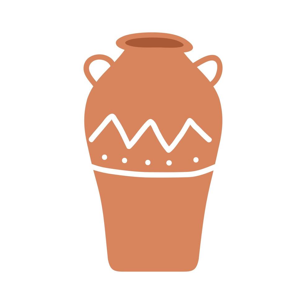 abstract art pot vector