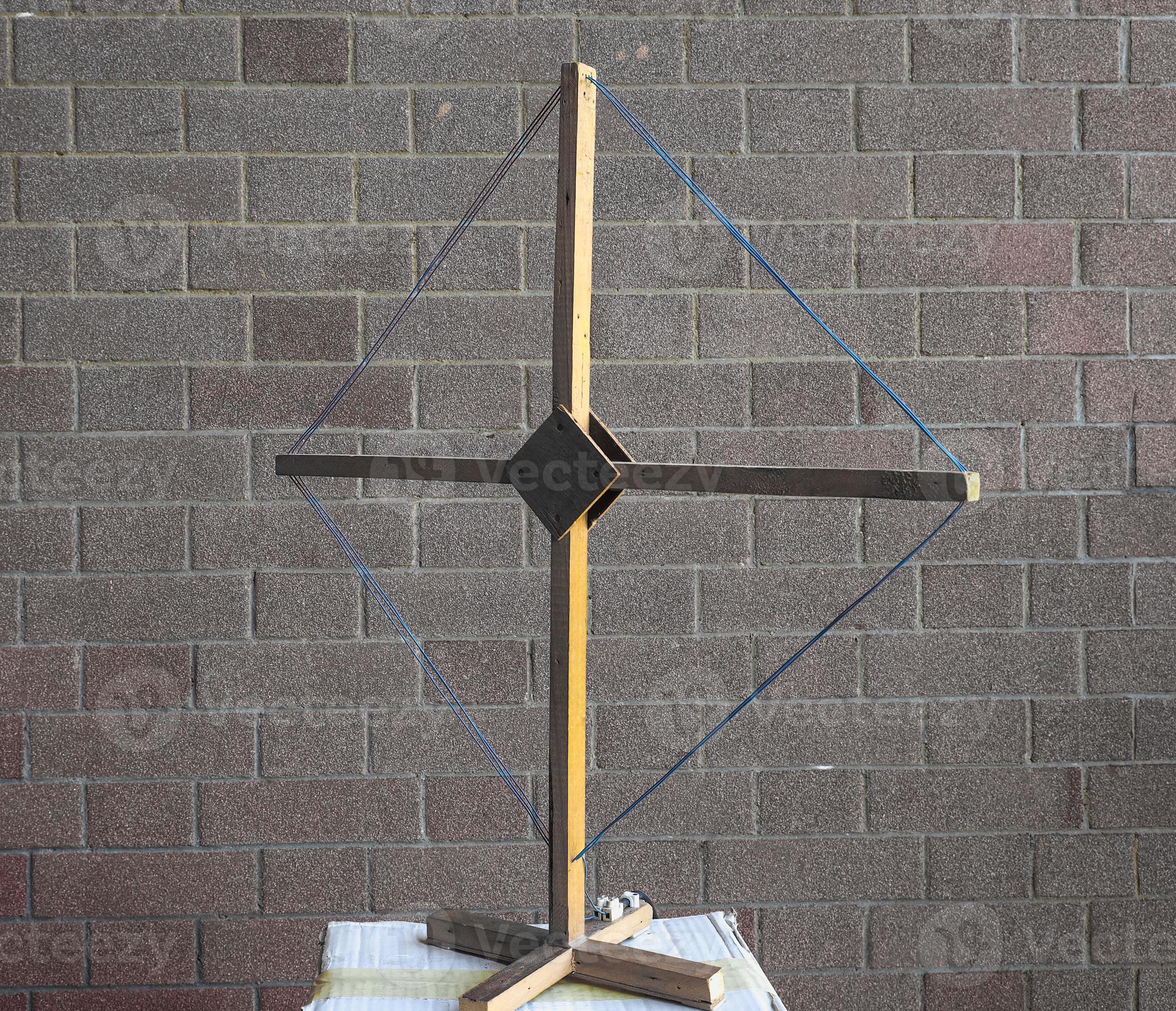 homemade diy AM radio loop antenna 3661864 Stock Photo at Vecteezy