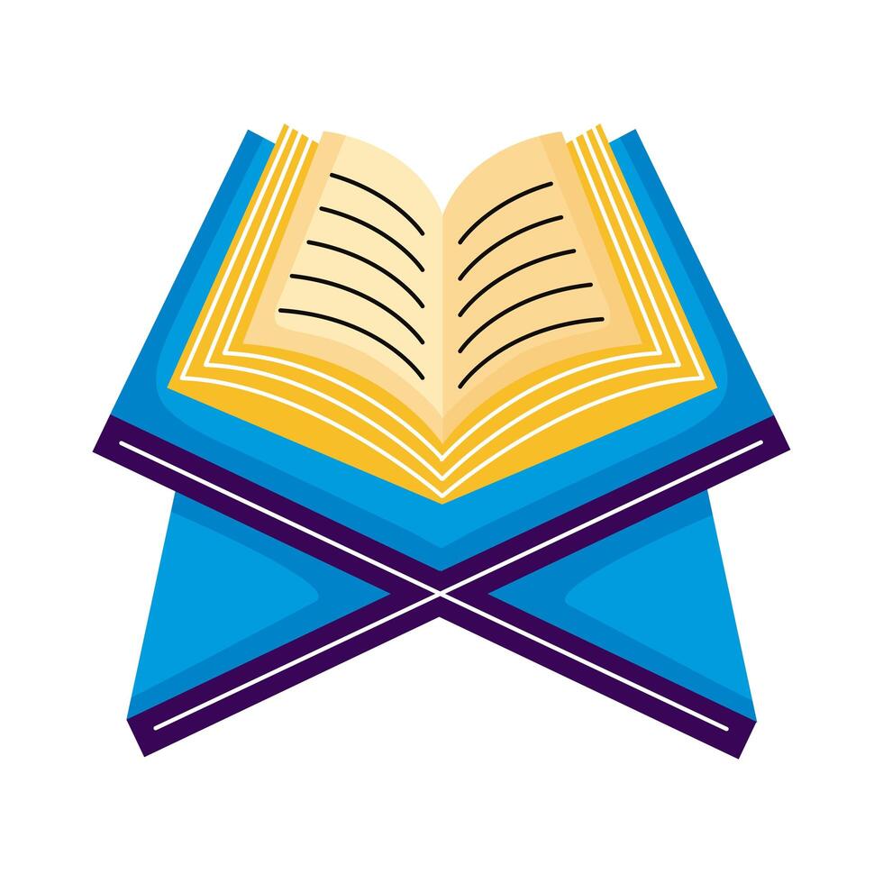 eid mubarak book vector