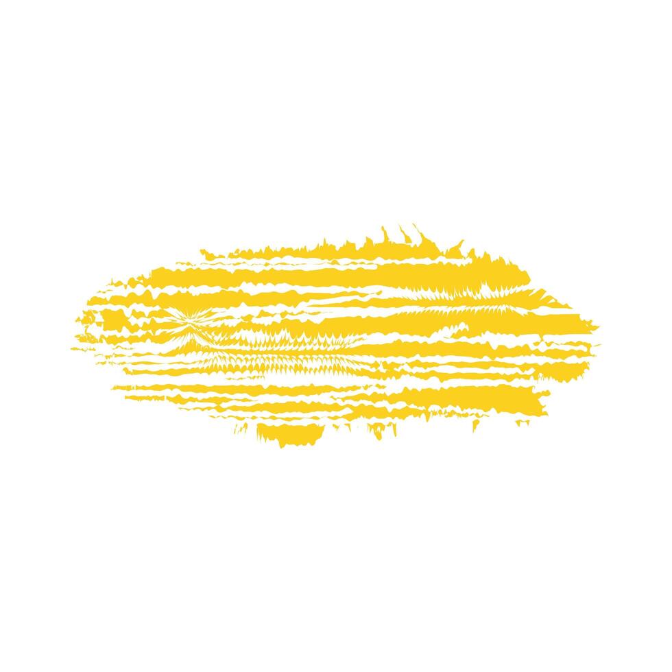 yellow stain brush vector