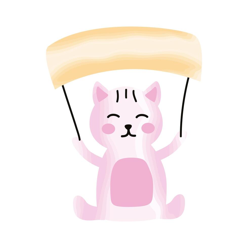 cute little cat vector