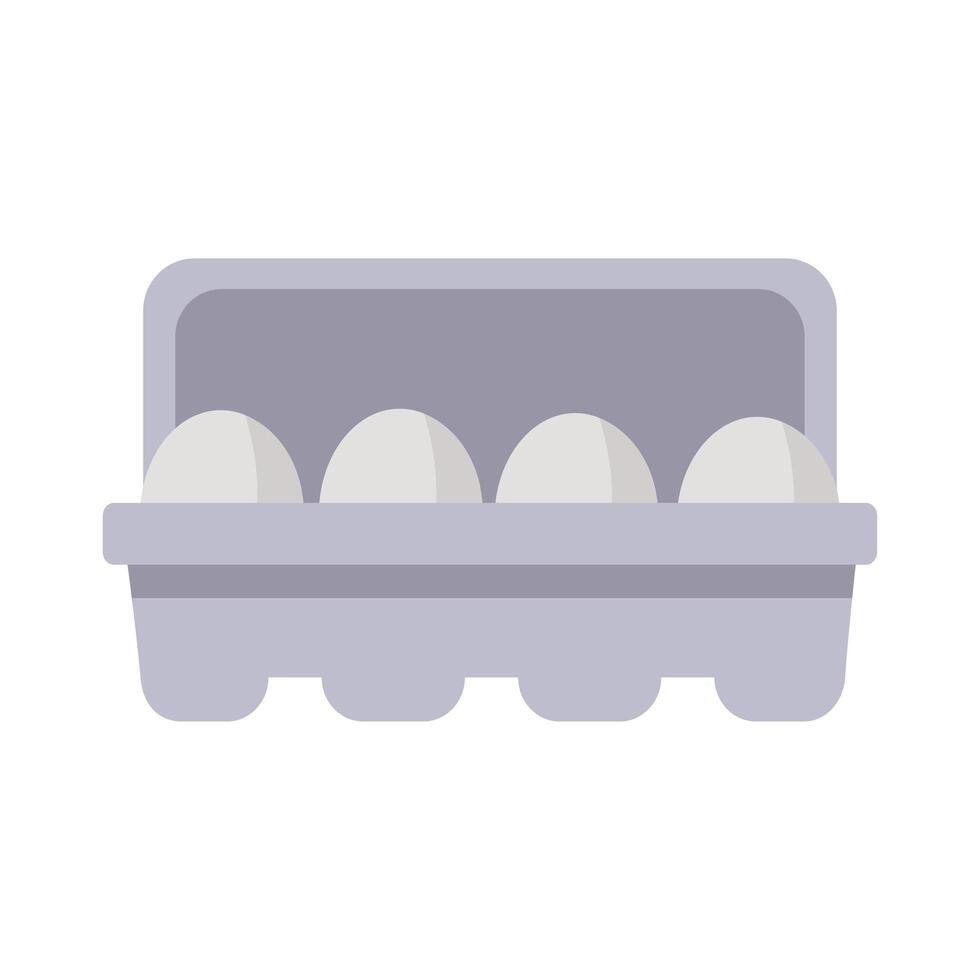 eggs in pack vector