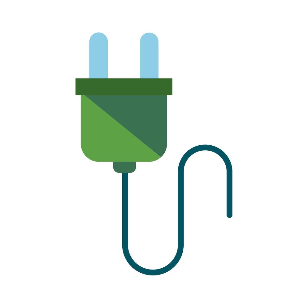 wire connection plug vector