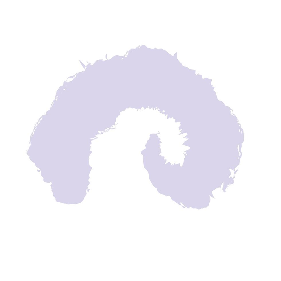 lilac wave brush vector