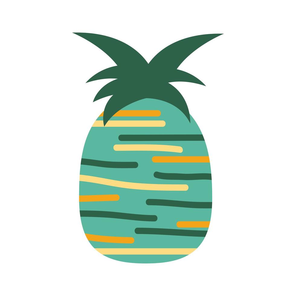 pineapple with bars vector