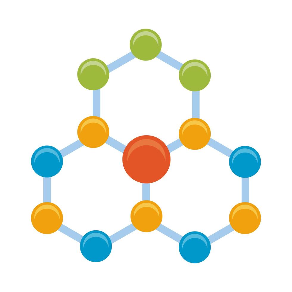 laboratorio de estructura molecular vector