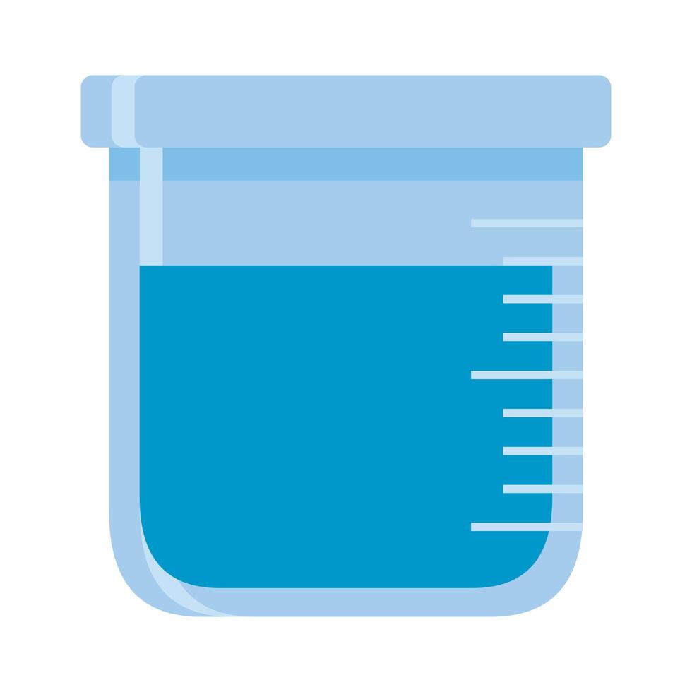 laboratory glass measure vector