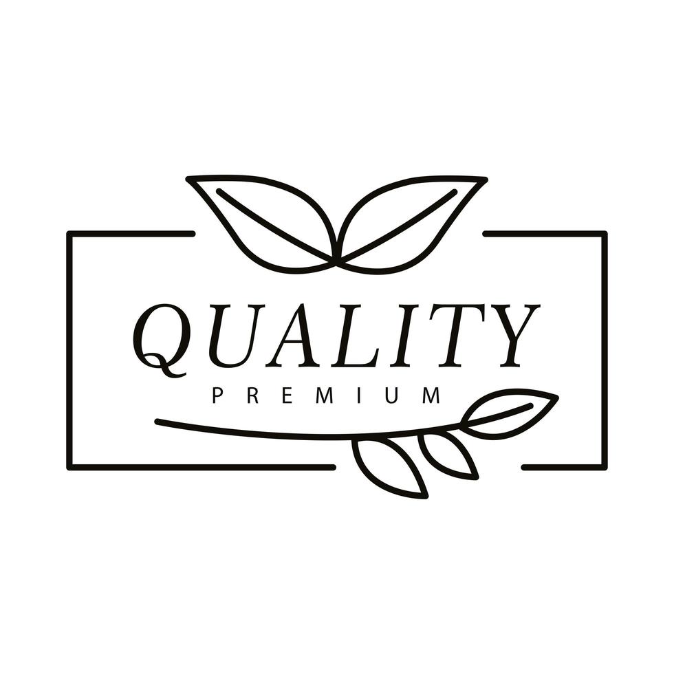 natural quality premium vector