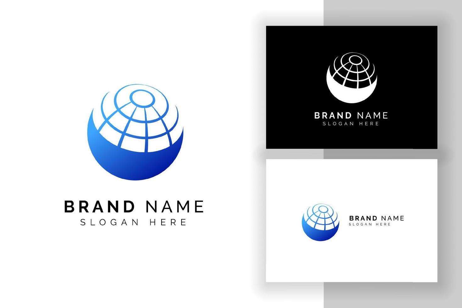 3D digital globe logo design. globe vector icon symbol designs