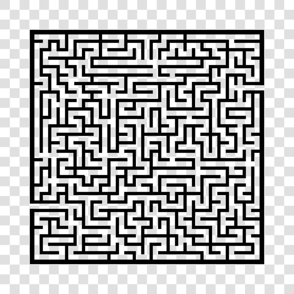 Difficult big maze. Game for kids and adults. Puzzle for