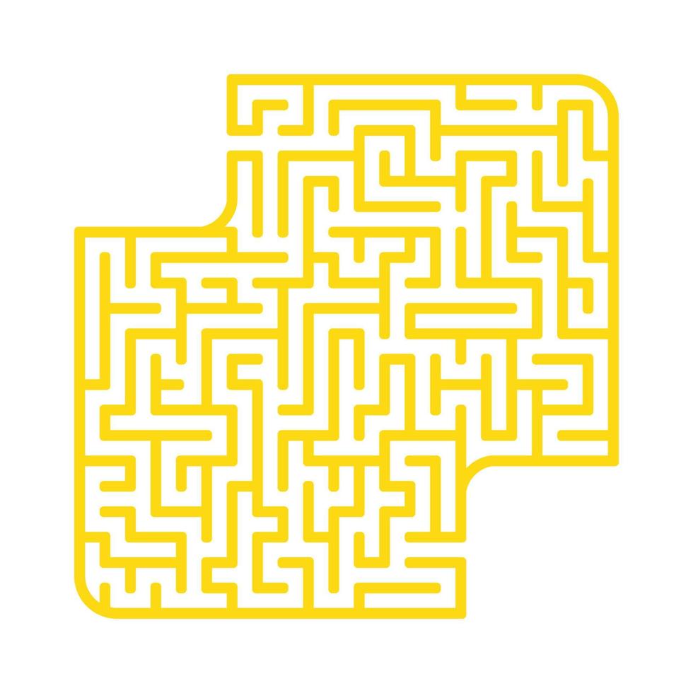 Abstact labyrinth. Game for kids. Puzzle for children. Maze conundrum. Find the right path. Color vector illustration.