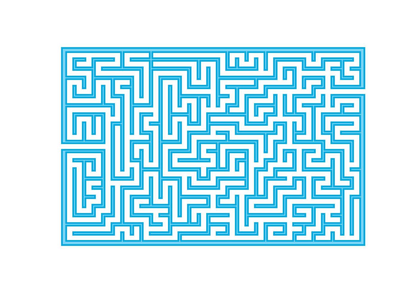 Abstact labyrinth. Game for kids. Puzzle for children. Maze conundrum. Color vector illustration.