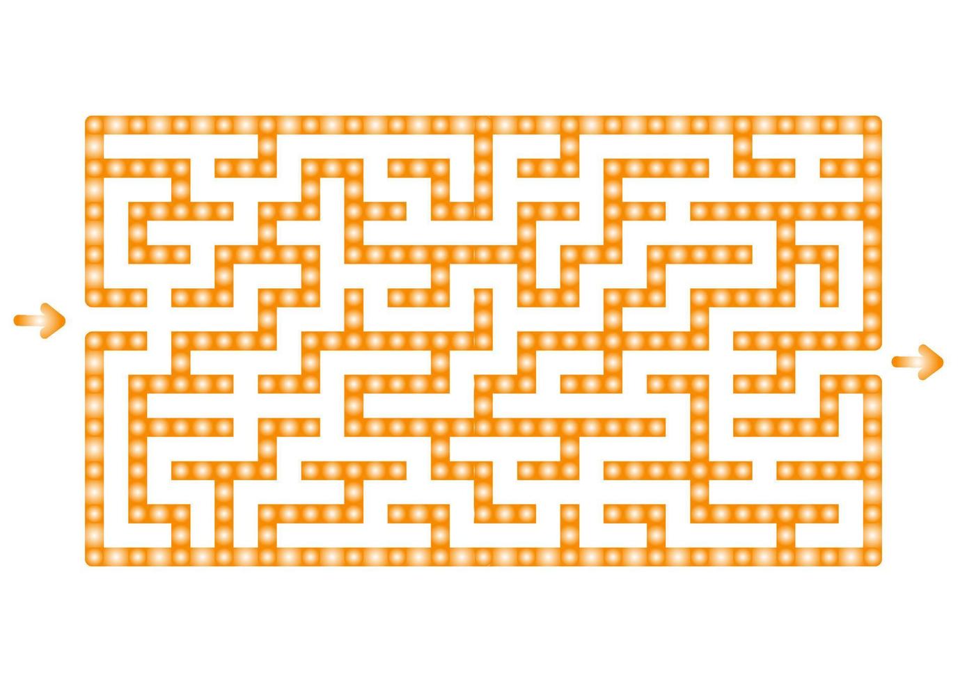 Abstact labyrinth. Game for kids. Puzzle for children. Maze conundrum. Find the right path. Color vector illustration.