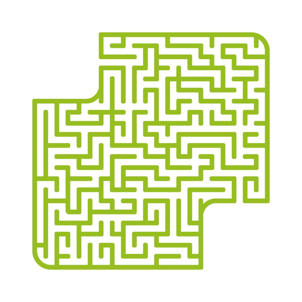 Abstact labyrinth. Game for kids. Puzzle for children. Maze conundrum. Find the right path. Color vector illustration.