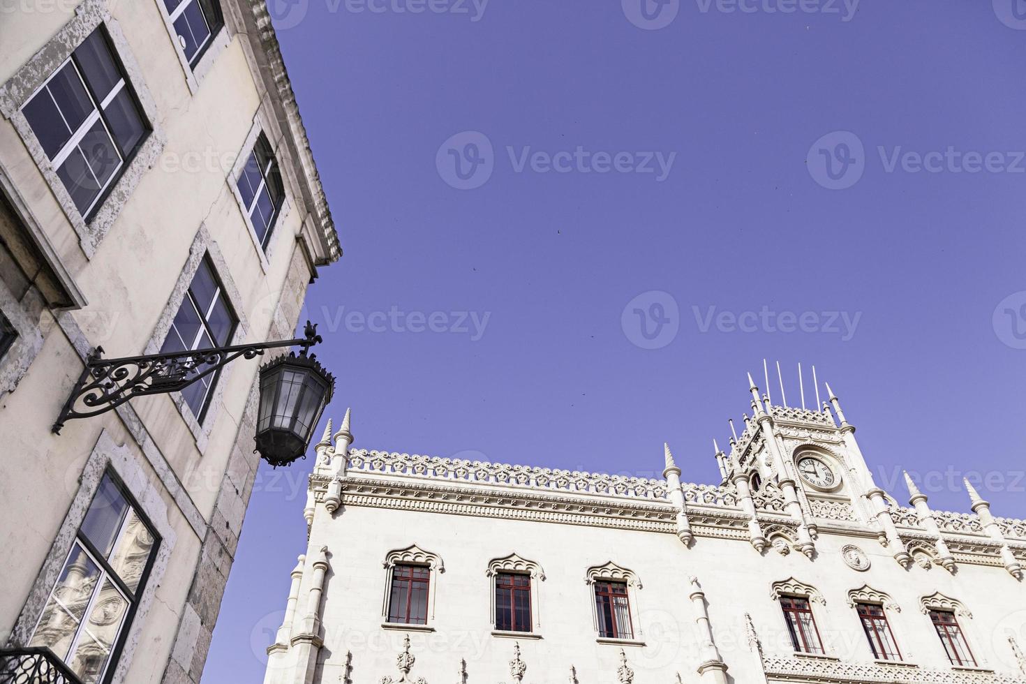 View of the Rossio station in Lisbon photo