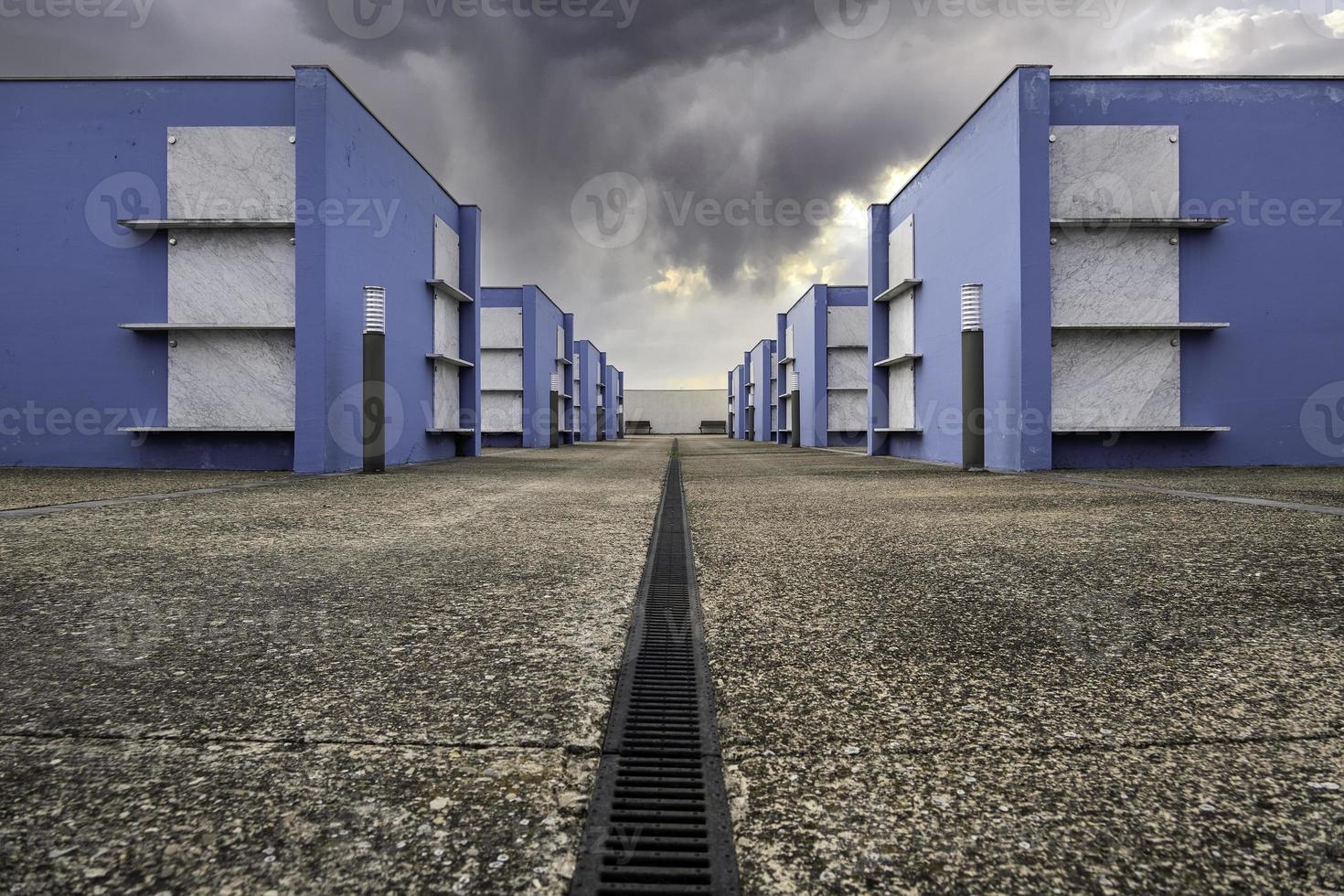 Perspective of a new cemetery photo