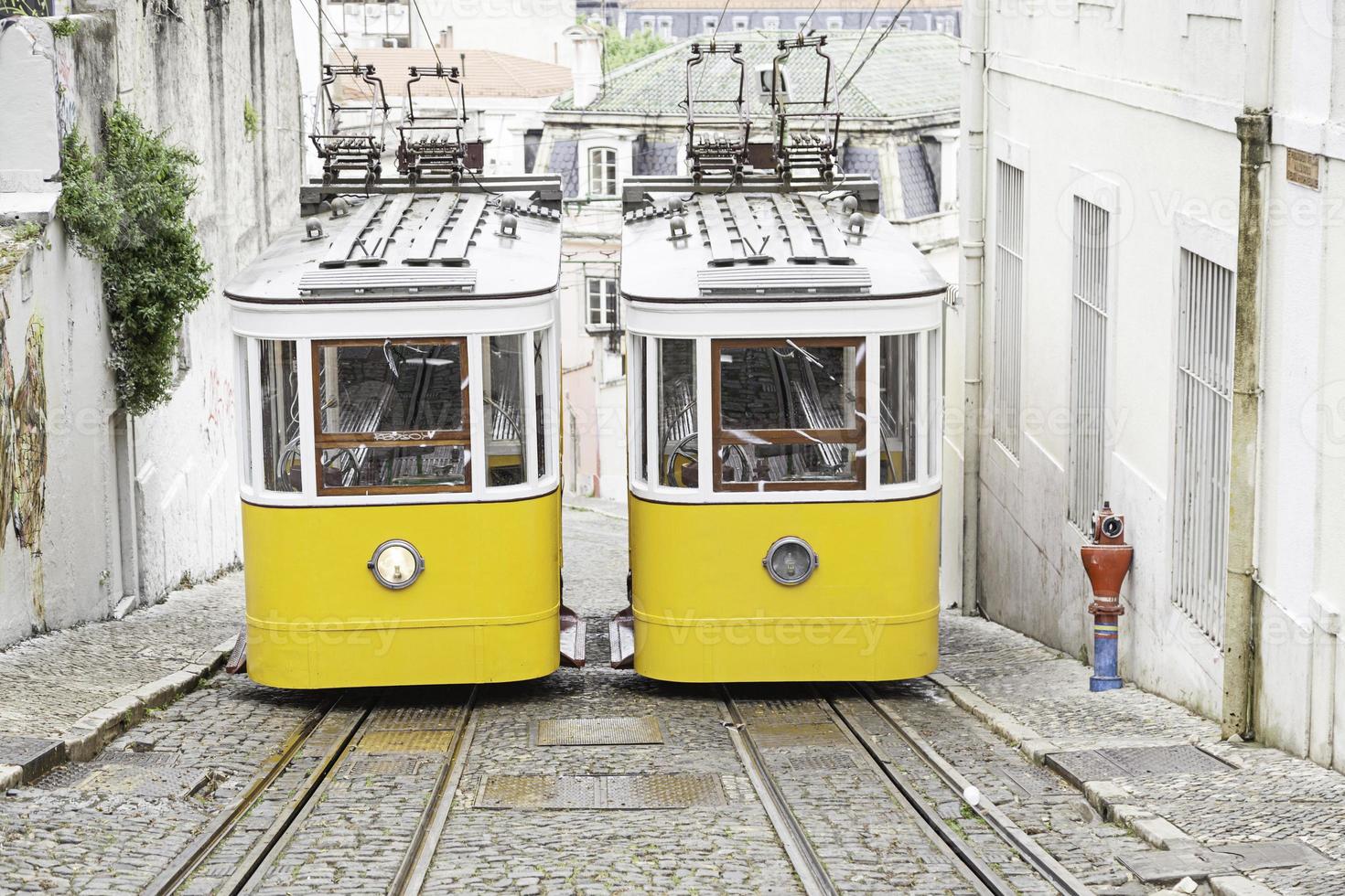 Old Lisbon tram photo